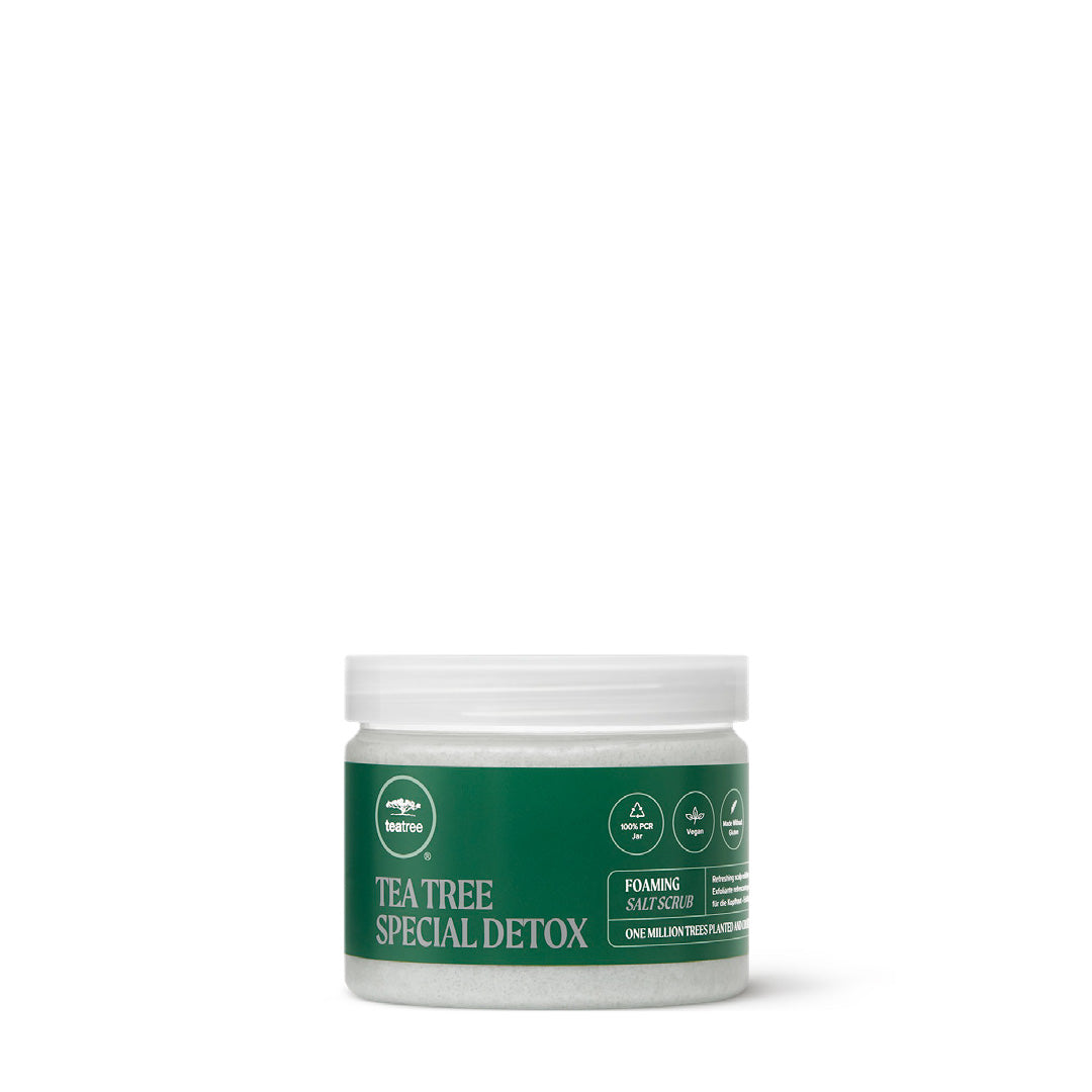 TEA TREE SPECIAL DETOX FOAMING SALT SCRUB 184 G